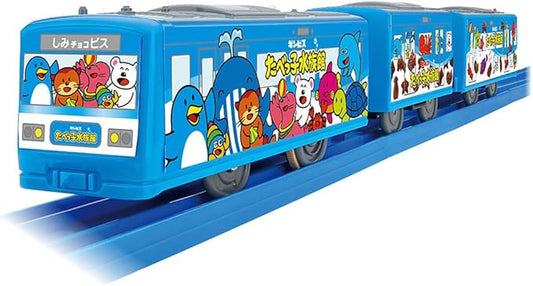 Takara Tomy Plarail Tabekko Aquarium Wrapping Train Train Toy Ages 3+