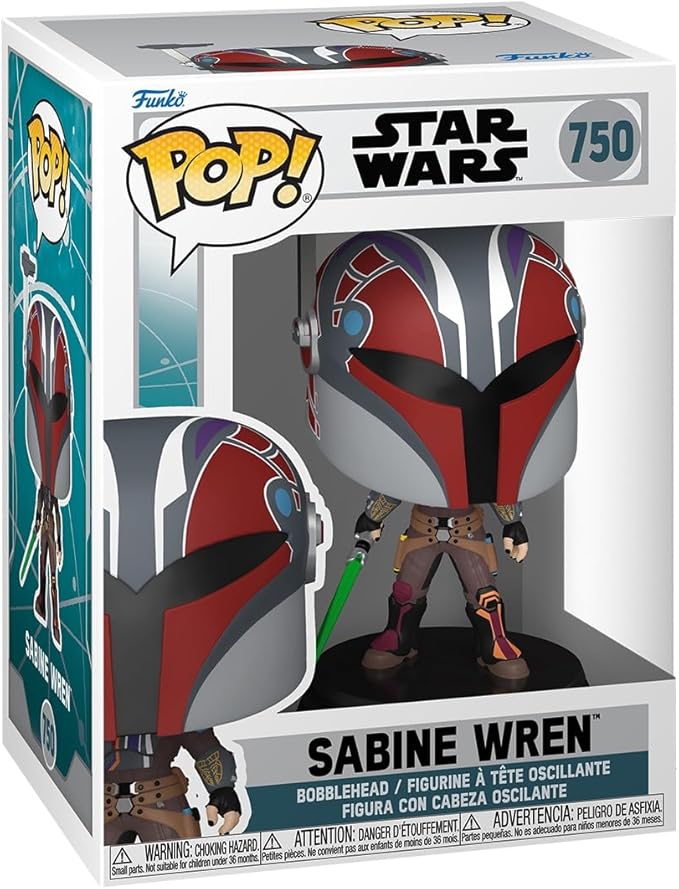 Funko Pop! Star Wars Sabine Wren Ahsoka #750 Vinyl Figure New