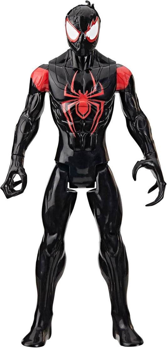 Marvel Spider-Man Venom Versus Titan Hero Series Miles Morales Action Figure 12" (30cm) Superhero Figures & Toys Ages 4+