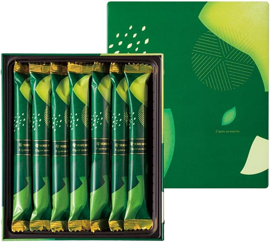 YOKUMOKU Sweets Sweets Gift Western Sweets Assortment Present Cigar Individually Wrapped Cigar Au Matcha 14 Pieces