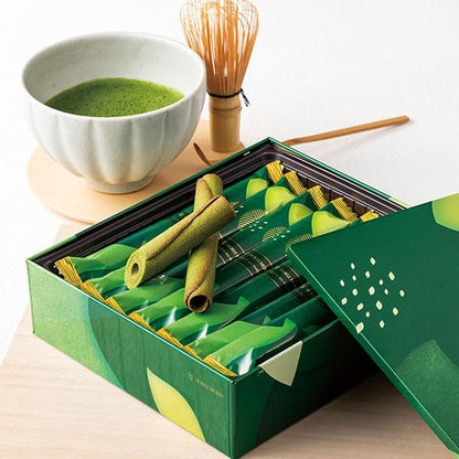 YOKUMOKU Sweets Sweets Gift Western Sweets Assortment Present Cigar Individually Wrapped Cigar Au Matcha 14 Pieces