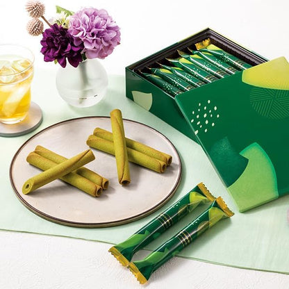 YOKUMOKU Sweets Sweets Gift Western Sweets Assortment Present Cigar Individually Wrapped Cigar Au Matcha 14 Pieces