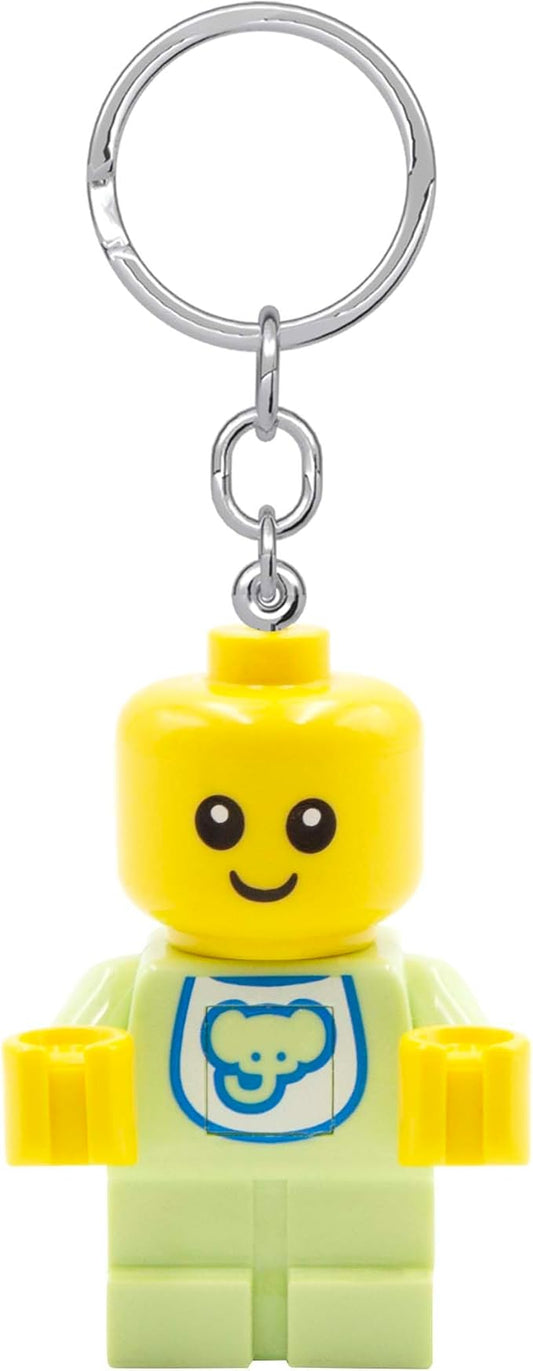 IQ Iconic Baby Keychain LED Keychain Light Block Toy Doll Movable Joints Mini Figure