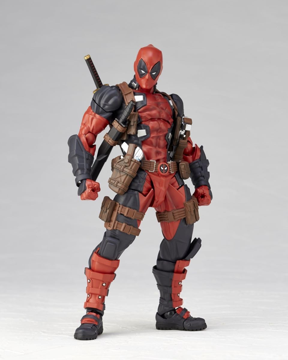 Kaiyodo Revoltech Amazing Yamaguchi Deadpool Ver.2.5 Height approx. 170mm Non-scale PVC&ABS painted movable figure