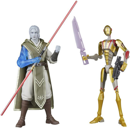 Star Wars Black Series Dagan Guerra & BX Droid (Hybrid), Jedi: Survivor Gaming Great Collectibles 6-Inch Action Figure 2-Pack (Amazon Exclusive)