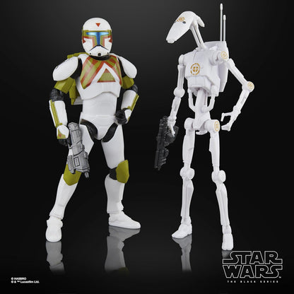 Star Wars Black Series Clone Commando (Urban Fighter) & B1 Battle Droid (Training), Battlefront II 6-inch Action Figure (Amazon Exclusive)