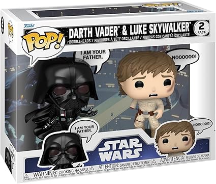 Funko Pop! 2 Pack Vader & Luke 2 Pack