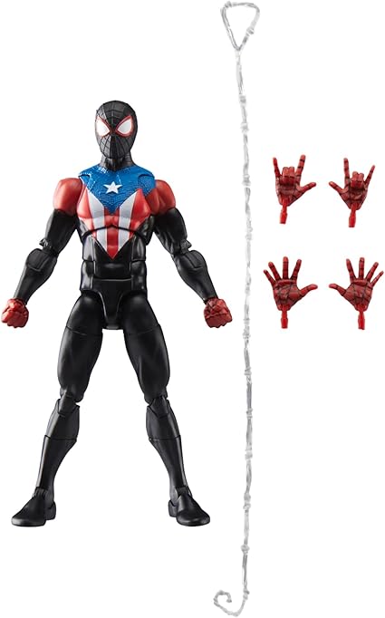 Hasbro MARVEL Marvel Legends Series Gamerverse Miles Morales Puvolicua Suit, Collectible 15cm Action Figure Reproducing the "Spider-Man 2" Video Game G0836 Genuine Product