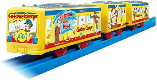 TAKARA TOMY Plarail Curious George Wrapping Train Train Toy Ages 3+