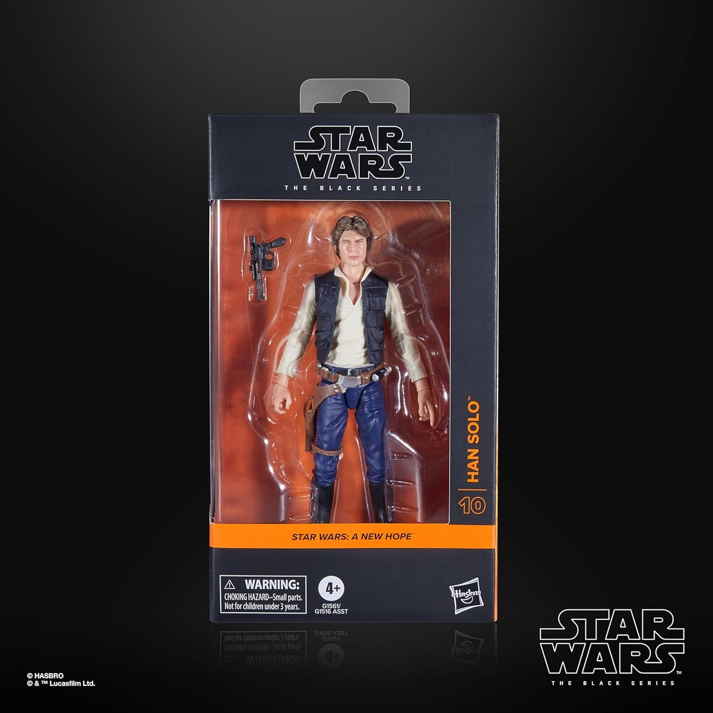 Hasbro Star Wars STAR WARS Black Series Han Solo, "Star Wars: A New Hope" Premium Collection 15cm Action Figure G1561 Genuine Product