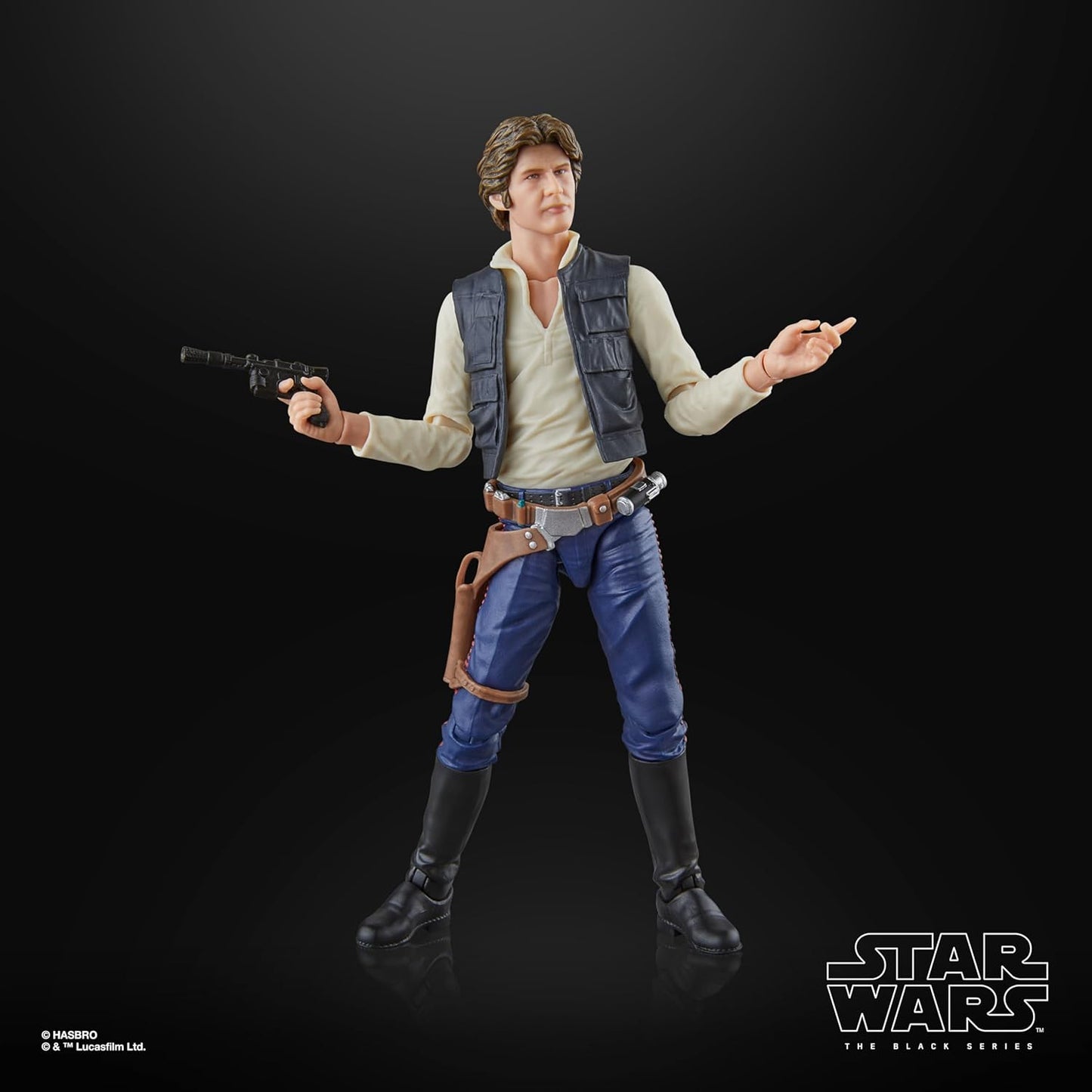Hasbro Star Wars STAR WARS Black Series Han Solo, "Star Wars: A New Hope" Premium Collection 15cm Action Figure G1561 Genuine Product