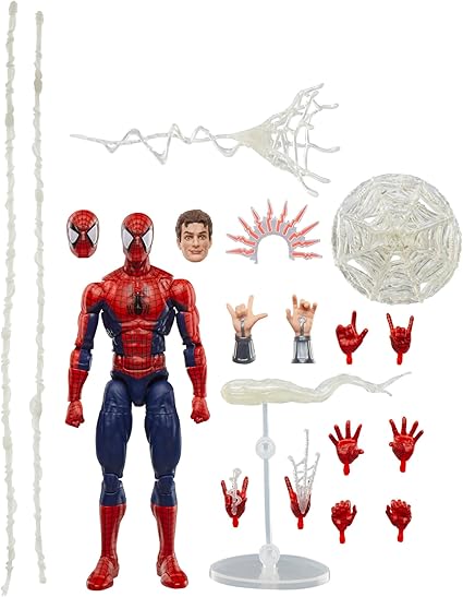 Hasbro MARVEL Marvel Legends Maximum Series Spider-Man, Deluxe Spider-Man Comics Collectible 15cm Action Figure, Amazing Articulation, Great Accessories G0594 Authentic Product