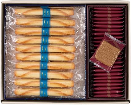 YOKUMOKU Sweets Sweets Gift Western Sweets Assortment Present Cigar Individually Wrapped Assortimon de Biscuit 2 types 44 pieces