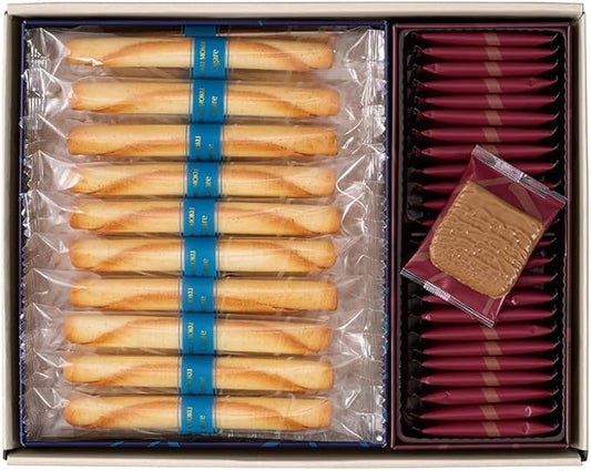 YOKUMOKU Sweets Sweets Gift Western Sweets Assortment Present Cigar Individually Wrapped Assortimon de Biscuit 2 types 44 pieces