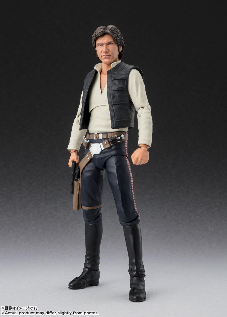 BANDAI SPIRITS S.H.Figuarts Star Wars Episode 4/A New Hope Han Solo -Classic Ver.-(STAR WARS: A New Hope) Approx. 150mm PVC&ABS Painted Movable Figure