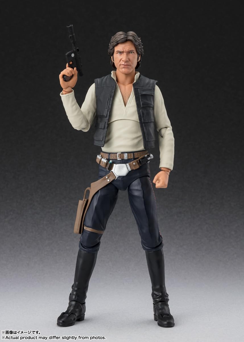 BANDAI SPIRITS S.H.Figuarts Star Wars Episode 4/A New Hope Han Solo -Classic Ver.-(STAR WARS: A New Hope) Approx. 150mm PVC&ABS Painted Movable Figure