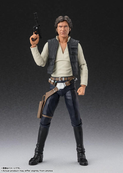 BANDAI SPIRITS S.H.Figuarts Star Wars Episode 4/A New Hope Han Solo -Classic Ver.-(STAR WARS: A New Hope) Approx. 150mm PVC&ABS Painted Movable Figure