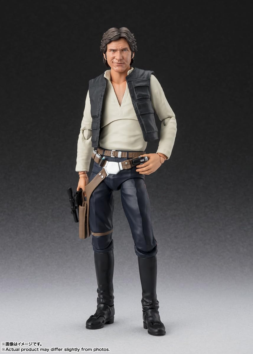 BANDAI SPIRITS S.H.Figuarts Star Wars Episode 4/A New Hope Han Solo -Classic Ver.-(STAR WARS: A New Hope) Approx. 150mm PVC&ABS Painted Movable Figure