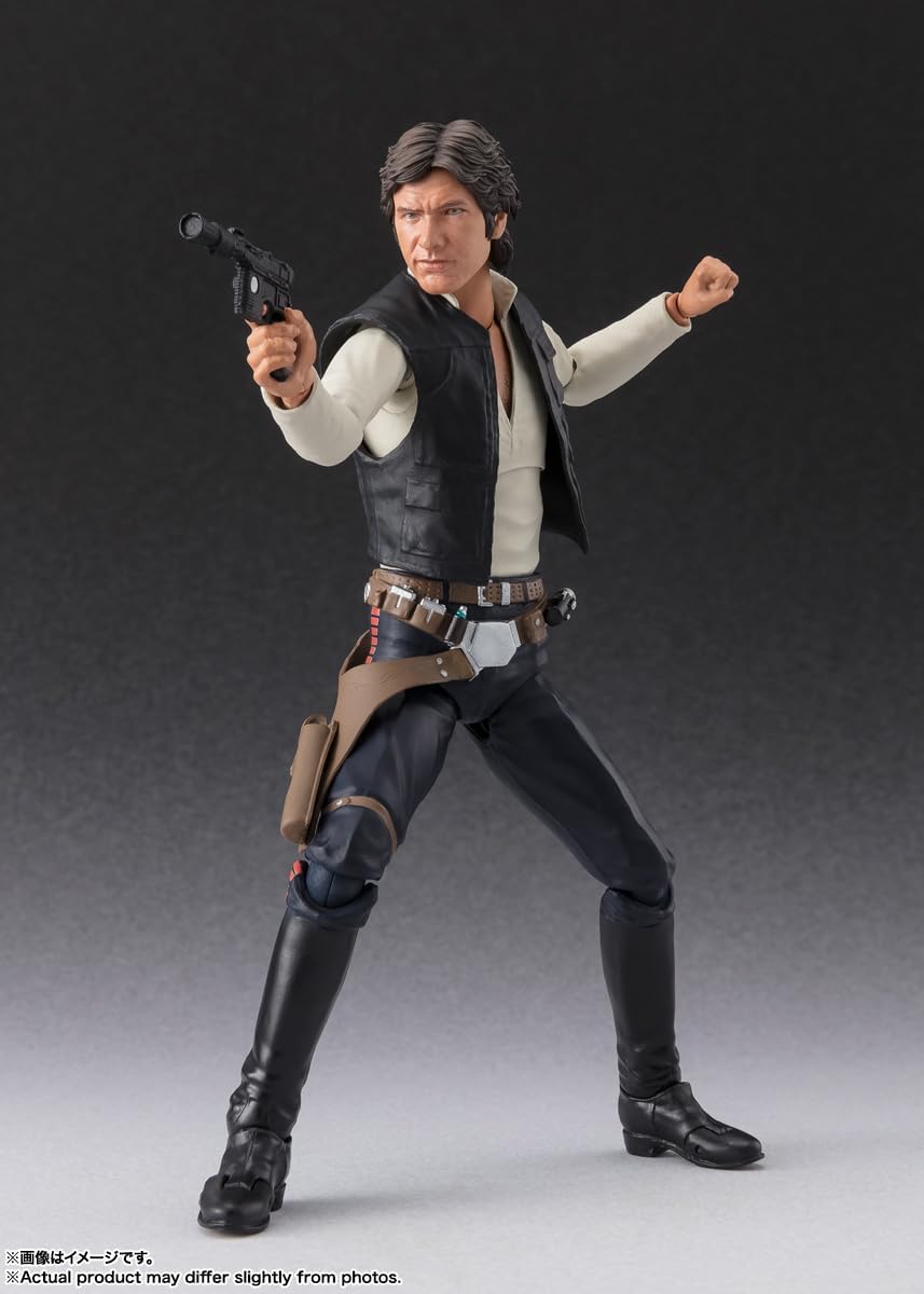 BANDAI SPIRITS S.H.Figuarts Star Wars Episode 4/A New Hope Han Solo -Classic Ver.-(STAR WARS: A New Hope) Approx. 150mm PVC&ABS Painted Movable Figure