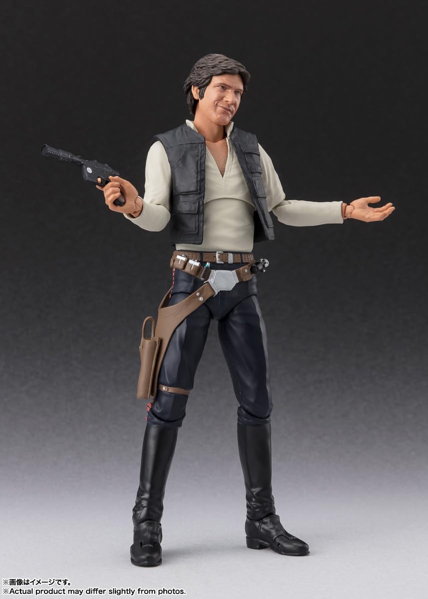 BANDAI SPIRITS S.H.Figuarts Star Wars Episode 4/A New Hope Han Solo -Classic Ver.-(STAR WARS: A New Hope) Approx. 150mm PVC&ABS Painted Movable Figure