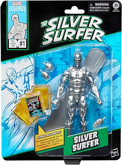 Hasbro MARVEL Marvel Legends Series Silver Surfer "Silver Surfer #1" Collection 15cm Action Figure Toy G0815 Genuine Product