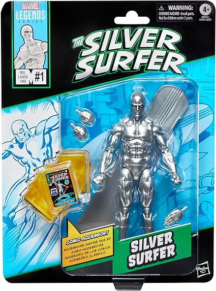 Hasbro MARVEL Marvel Legends Series Silver Surfer "Silver Surfer #1" Collection 15cm Action Figure Toy G0815 Genuine Product