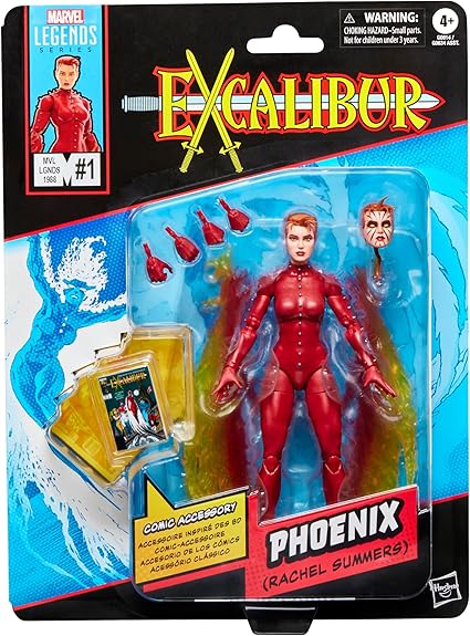 Hasbro MARVEL Marvel Legends Series Phoenix (Rachel Summers) "Excalibur #1" Collection 15cm Action Figure Toy G0814 Genuine Product