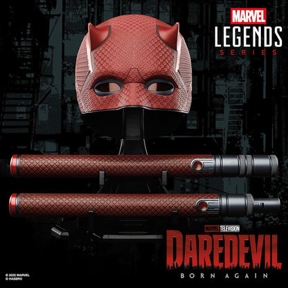 Hasbro MARVEL Marvel Legends Series "Daredevil: Born Again" Premium Role Play Mask & Billy Club, Collection Item for Adults G1598 Genuine Product
