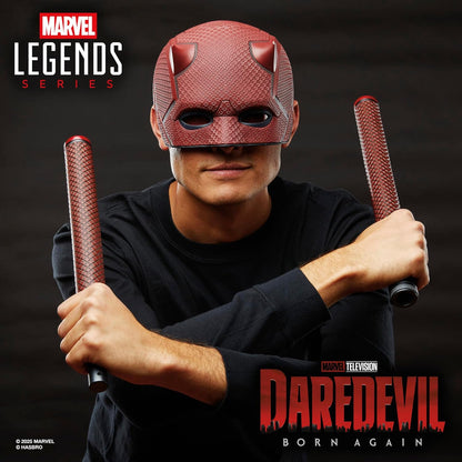 Hasbro MARVEL Marvel Legends Series "Daredevil: Born Again" Premium Role Play Mask & Billy Club, Collection Item for Adults G1598 Genuine Product