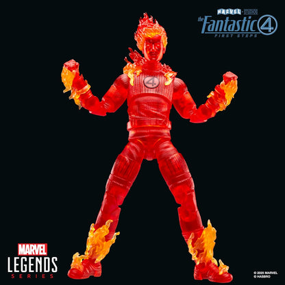 Hasbro MARVEL Marvel Legends Series Human Torch "Fantastic 4: First Steps" Johnny Storm Movie Collection 15cm Action Figure Toy G0803 Genuine Product