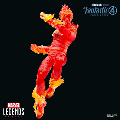 Hasbro MARVEL Marvel Legends Series Human Torch "Fantastic 4: First Steps" Johnny Storm Movie Collection 15cm Action Figure Toy G0803 Genuine Product
