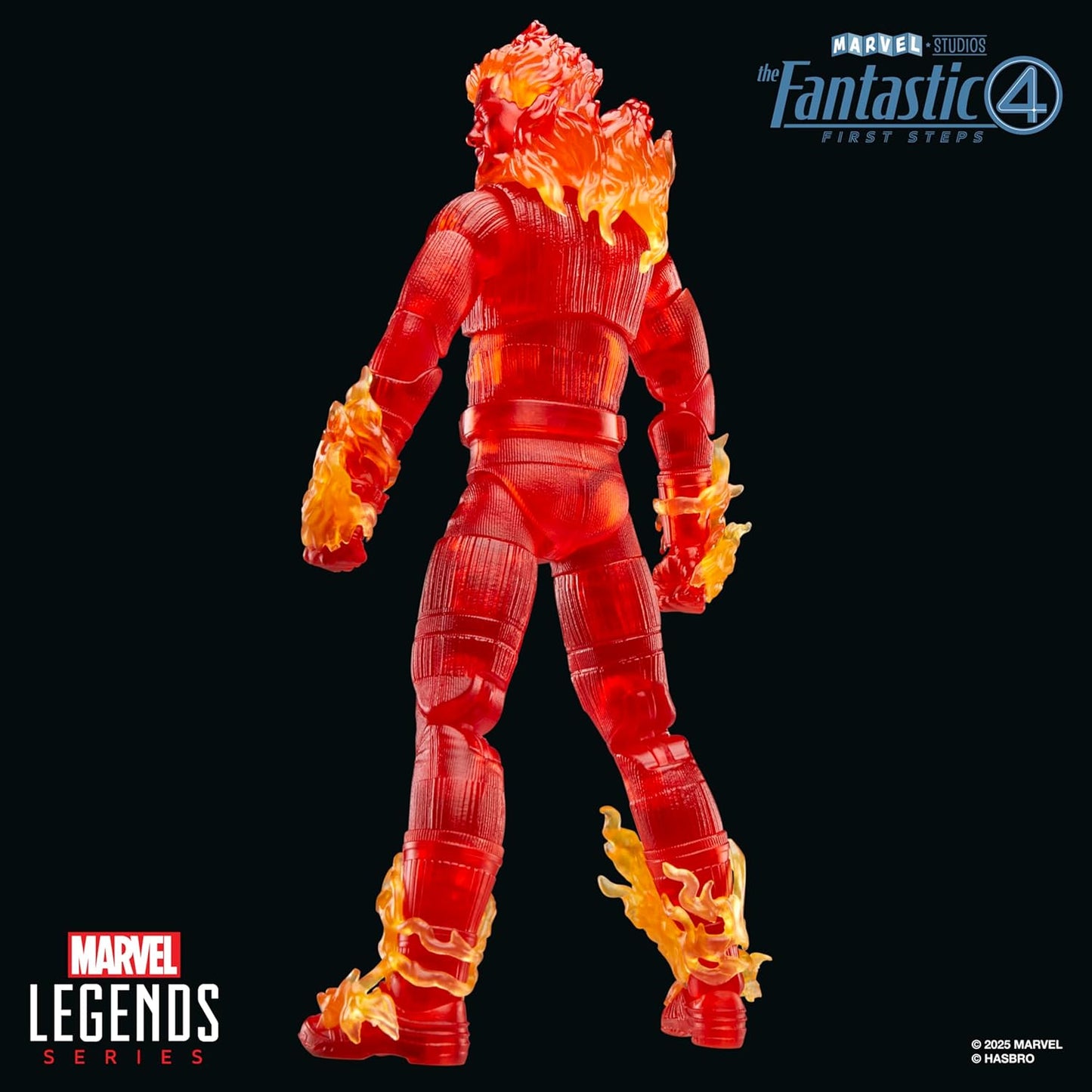 Hasbro MARVEL Marvel Legends Series Human Torch "Fantastic 4: First Steps" Johnny Storm Movie Collection 15cm Action Figure Toy G0803 Genuine Product