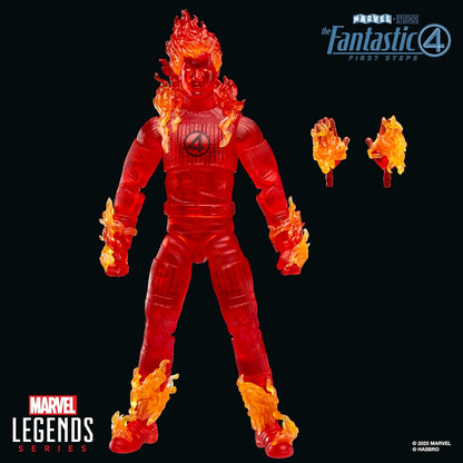 Hasbro MARVEL Marvel Legends Series Human Torch "Fantastic 4: First Steps" Johnny Storm Movie Collection 15cm Action Figure Toy G0803 Genuine Product