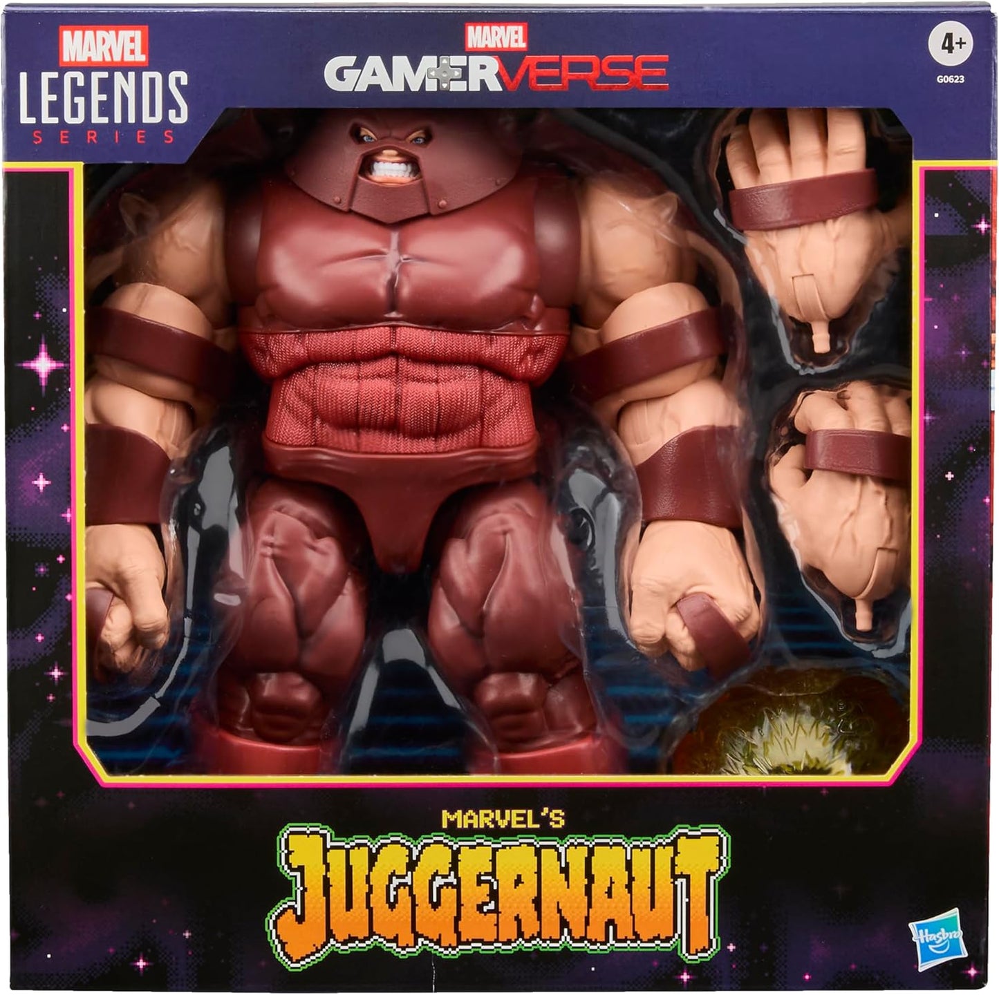 Hasbro MARVEL Marvel Legends Series Gamerverse Marvel Juggernaut, Retro Video Game Reproduction Collection 15cm Size Action Figure G0623 Genuine Product