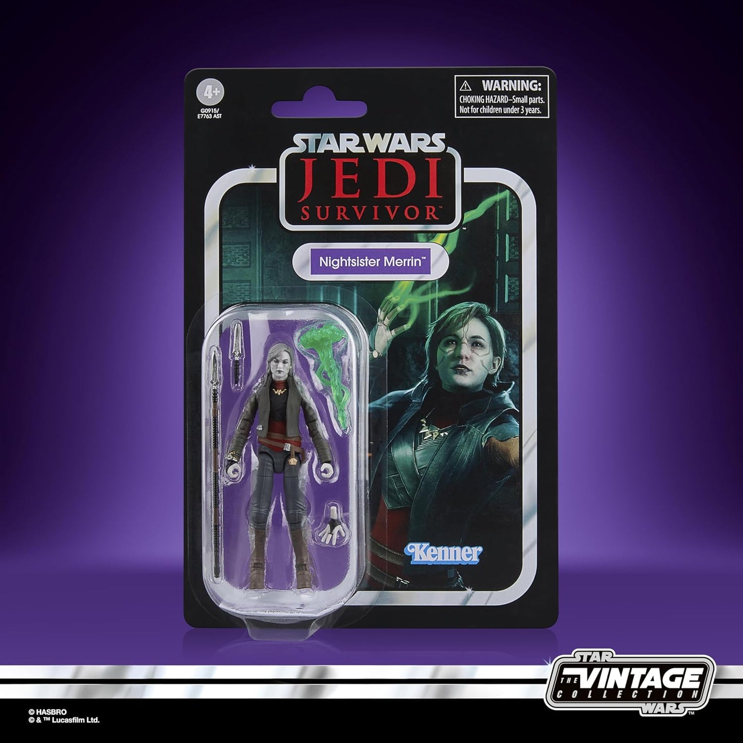 [Amazon.co.jp Exclusive] Hasbro Star Wars STAR WARS Vintage Collection Nightsister Merrin, "Star Wars Jedi: Survivor" Premium 9.5 cm Collection Action Figure G0915 Genuine Product