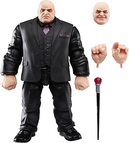 [Amazon.co.jp Exclusive] Hasbro MARVEL Marvel Legends Series Gamerverse Kingpin, Spider-Man Collectible 20cm Action Figure G0827 Reproducing the Video Game