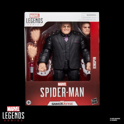 [Amazon.co.jp Exclusive] Hasbro MARVEL Marvel Legends Series Gamerverse Kingpin, Spider-Man Collectible 20cm Action Figure G0827 Reproducing the Video Game