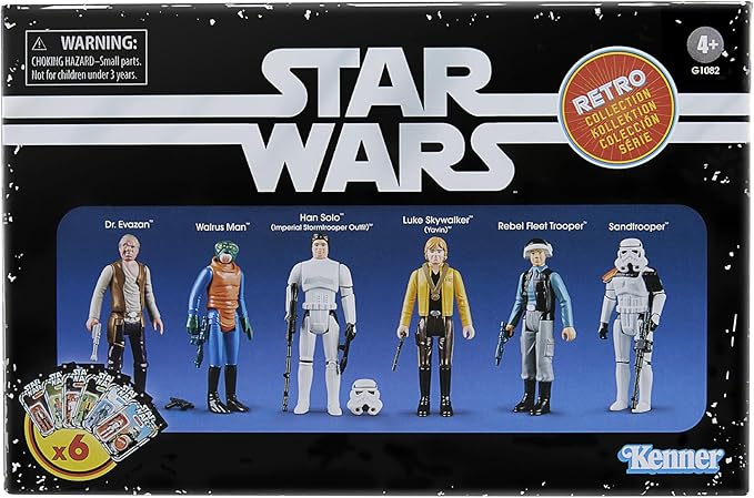 Star Wars Retro Collection Star Wars: A New Hope Multipack Action Figures 6-Pack 3.75"