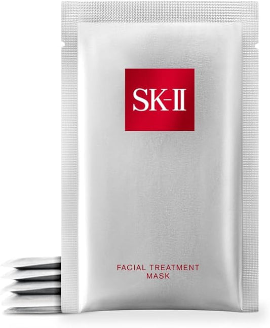 SK-II Official Store | Face pack | Facial treatment mask 6 sheets | Individually wrapped serum 1 bottle pack Sheet mask Pore care Moisturizing Aging care | Contains Pitera™ | Skin care gift present [Father's Day gift]