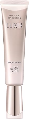 ELIXIR UV Emulsion Day Care Revolution Brightening +ba [2025 model] 35mL Quasi-drug SPF35/PA++++ Morning use Daytime use Emulsion Makeup base Sunscreen Whitening Firmness Moisture Aging care White ELIXIR