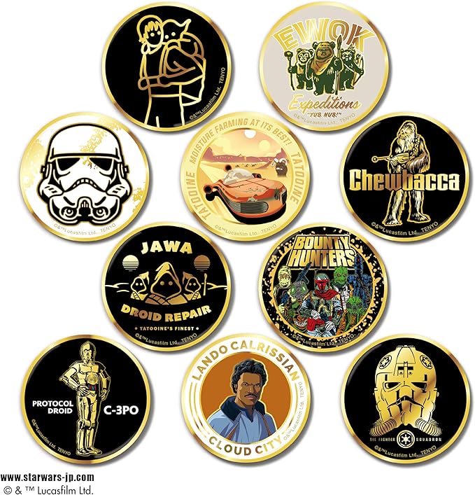 Tenyo STAR WARS Star Wars Gold Badge vol.1 [BOX of 10 sold] WKB-S01