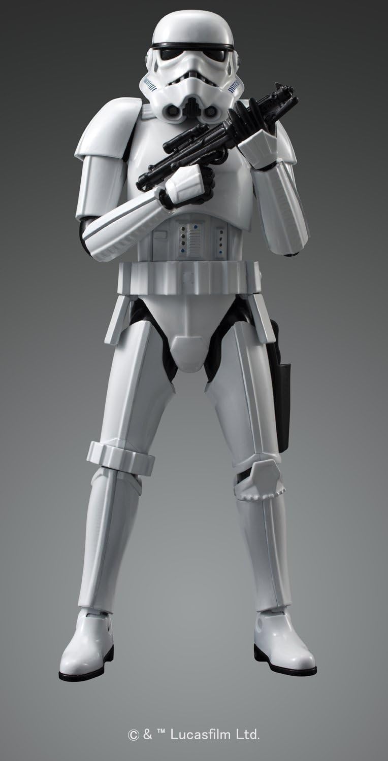 BANDAI SPIRITS Star Wars 1/12 scale Stormtrooper color-coded plastic model