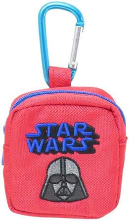 Small Planet Star Wars Mini Pouch with Carabiner Darth Vader/Logo