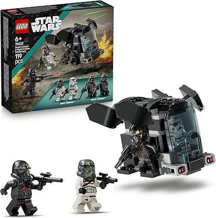 LEGO Star Wars Death Trooper and Night Trooper Battle Pack Toy Birthday Present Block Educational Boys Girls Children 6 Years 7 Years Old 8 Years 9 Years Old Battle Robot Game Figure Goods 75412
