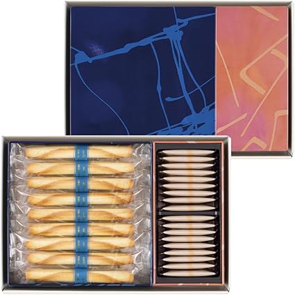 YOKUMOKU Sweets Sweets Gift Western Sweets Assortment Present Cigar Individually Wrapped Assortimon de Biscuit 2 Types 36 Pieces