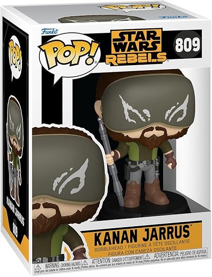 Funko Pop! Star Wars: Rebels - Kanan Jarrus - Collectible Vinyl Figure - Gift Idea - Official Merchandise - Toys for Kids & Adults - Star Wars Fans - Model Figure for Collectors and Display