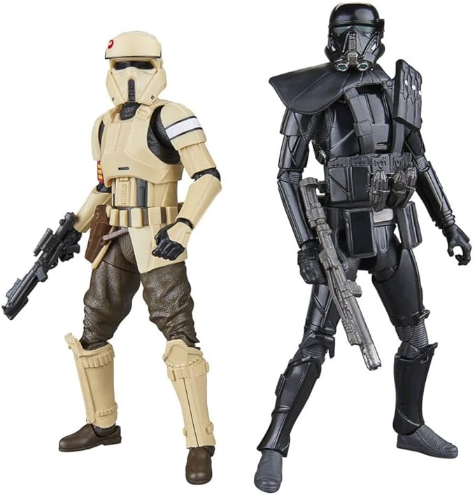 [Amazon.co.jp Exclusive] Hasbro Star Wars STAR WARS Black Series Shoretrooper and Death Trooper, 15cm Action Figure 2-Pack for "Rogue One/Star Wars Story" Premium Collection G1309 Genuine Product