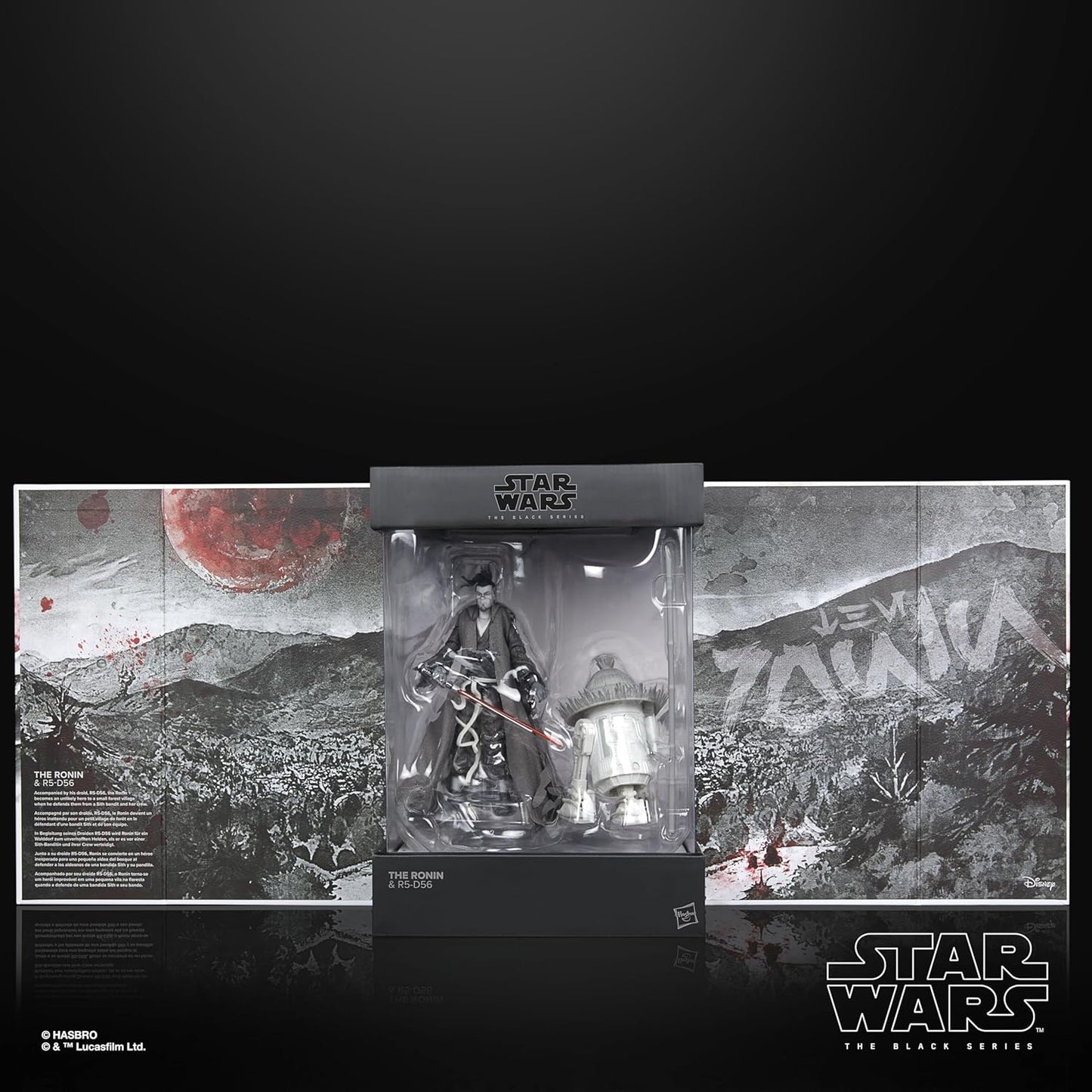 Hasbro Star Wars STAR WARS Black Series Ronin & R5-D56, "Star Wars: Visions" Premium Collection 15cm Action Figure 2 Pack G1320 Genuine Product