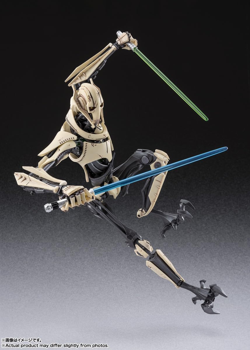 TAMASHII NATIONS S.H.Figuarts Star Wars Episode III/Revenge of the Sith General Grievous (STAR WARS: Revenge of the Sith) Approx. 190mm ABS&PVC&Cloth Painted Movable Figure