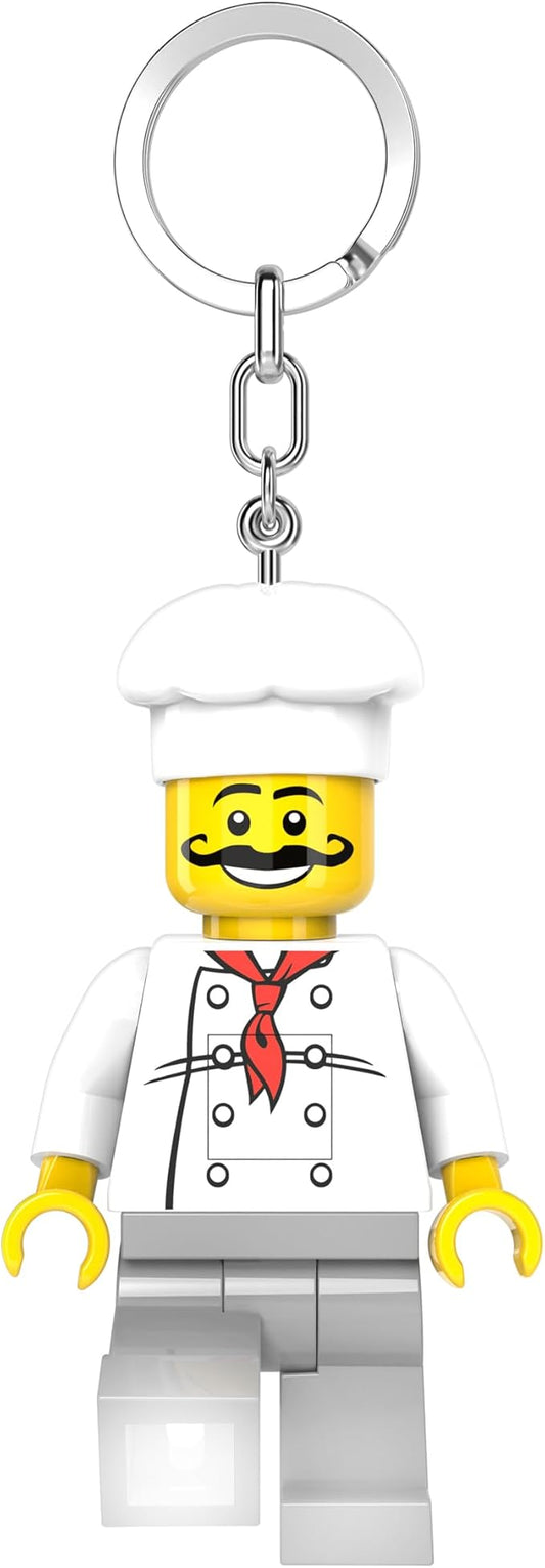 IQ Iconic Chef Key Light Keychain LED Key Chain Light Block Toy Doll Movable Joints Mini Figure